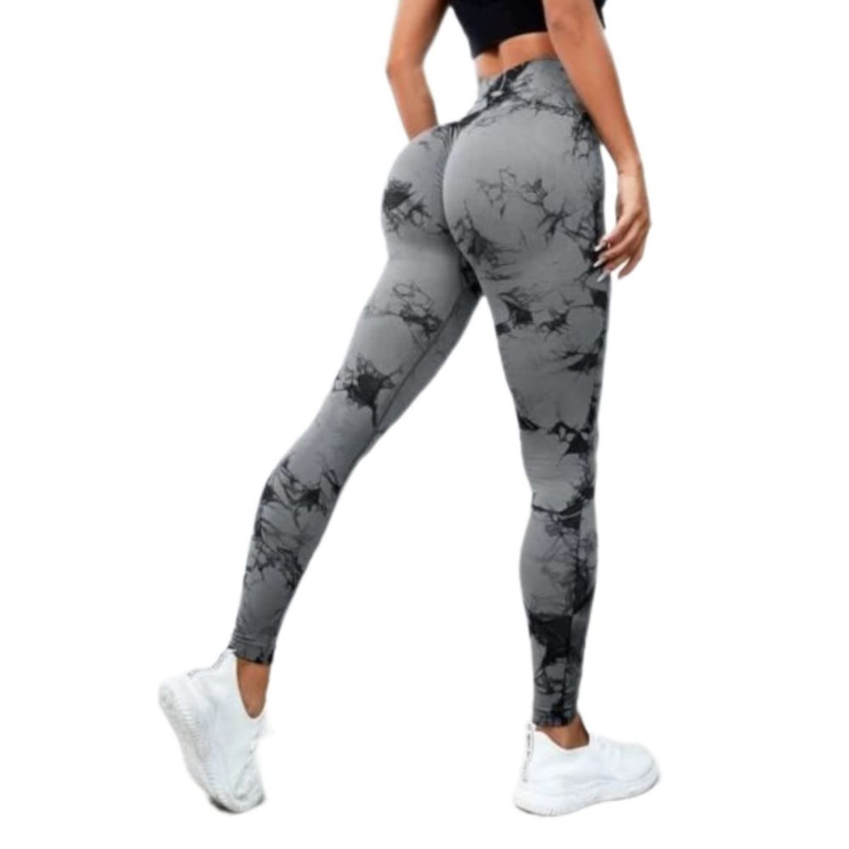 EPAUS - Leggings Push up Tie Dye Deportivo para Mujer