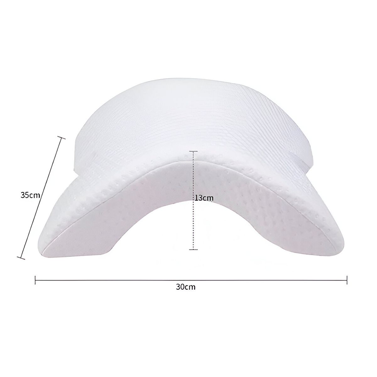 GENERICO - Almohada Arqueada Ortopédica con Espuma Viscoelástica