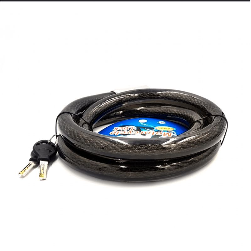 GENERICO - Cadena acero antirrobo para motocicletas bicicletas 20x10000