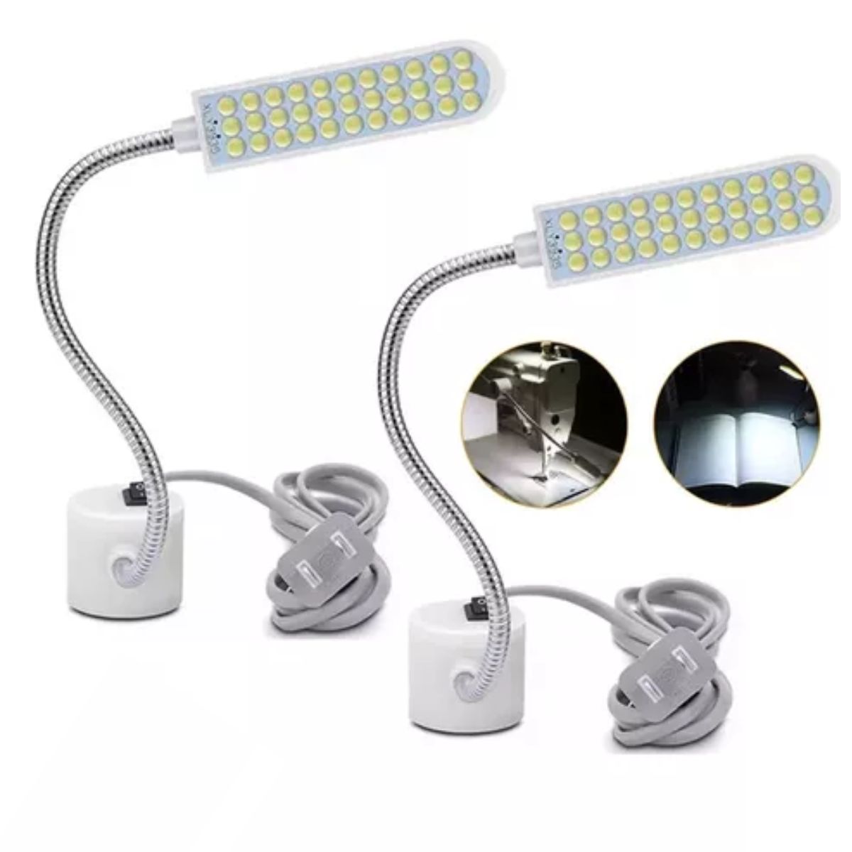 GENERICO - Focos De 30led Máquina De Coser De Luz Magnétic 2 Piezas
