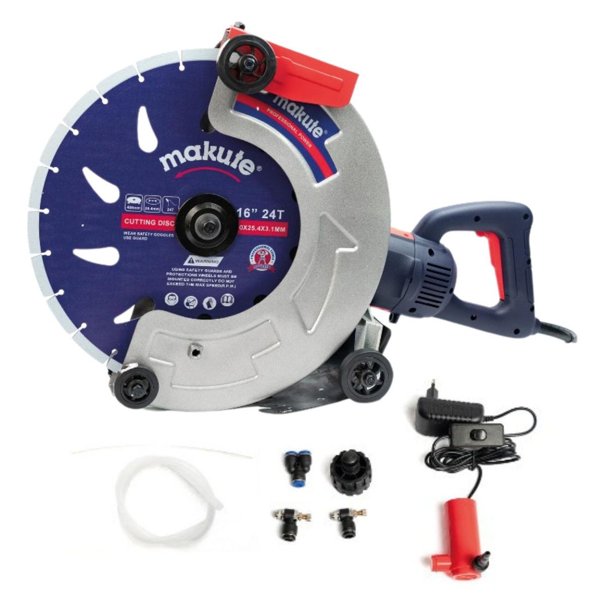 MAKUTE - Cortadora de concreto asfalto 3200w 16 industrial Makute