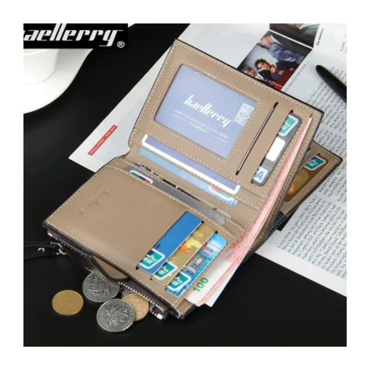 BAELLERRY - Billetera Baellerry Ecocuero Corta Sportelegante