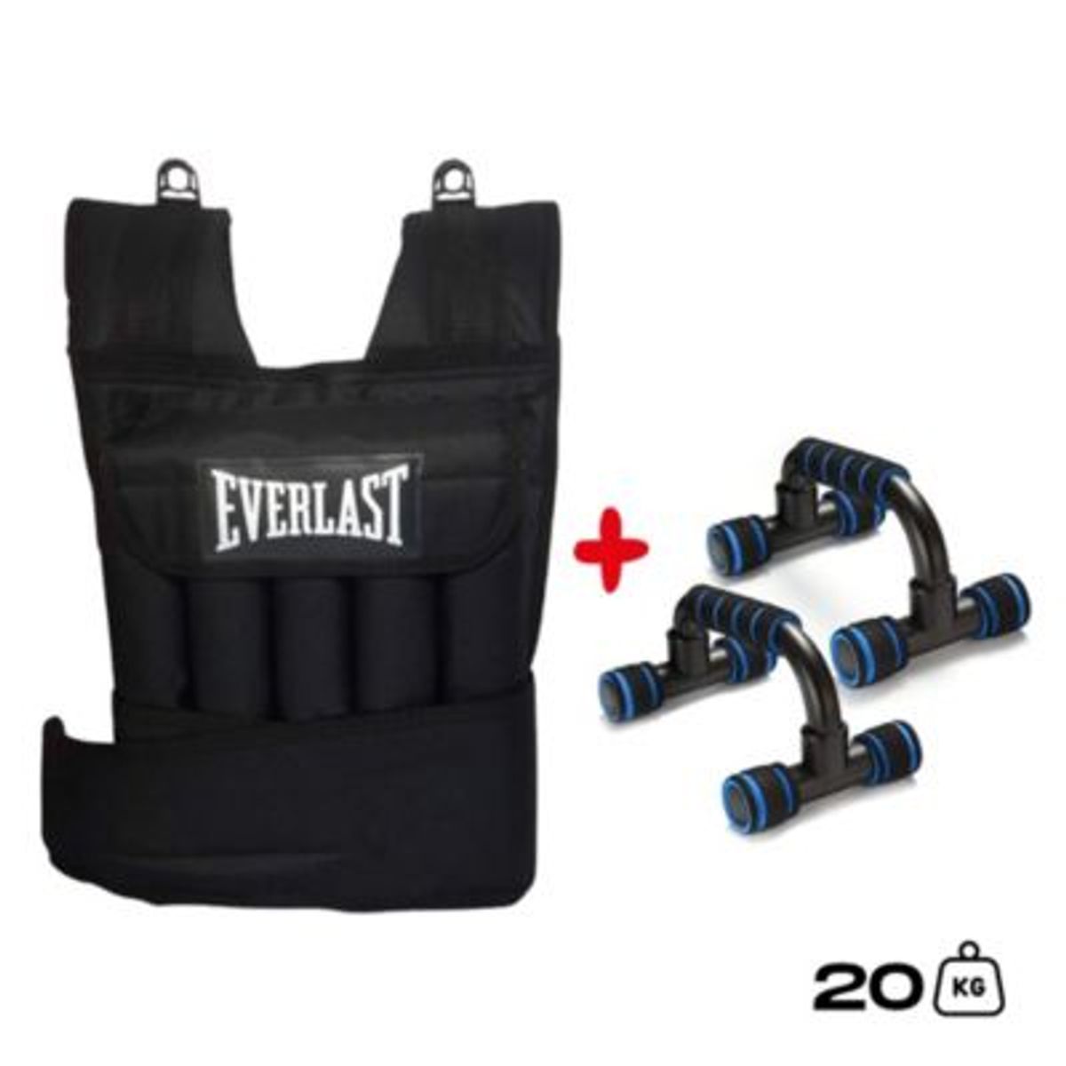 HOLGU - Chaleco 20kg Peso Regulable  Push