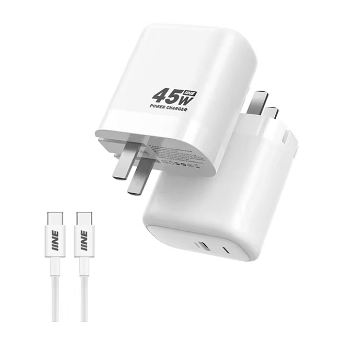 GENERICO - Cargador Para Nintendo Switch Oled Lite 45w Tipo C + Cable.