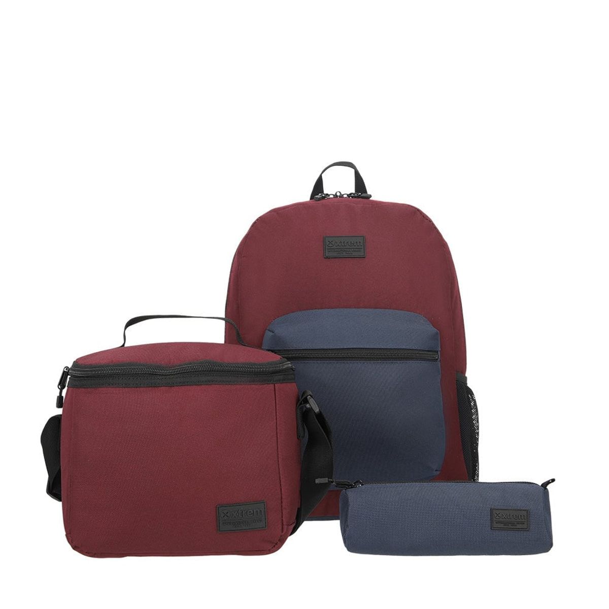 XTREM - Mochila Triple Pack 348 Bordeaux/Navy