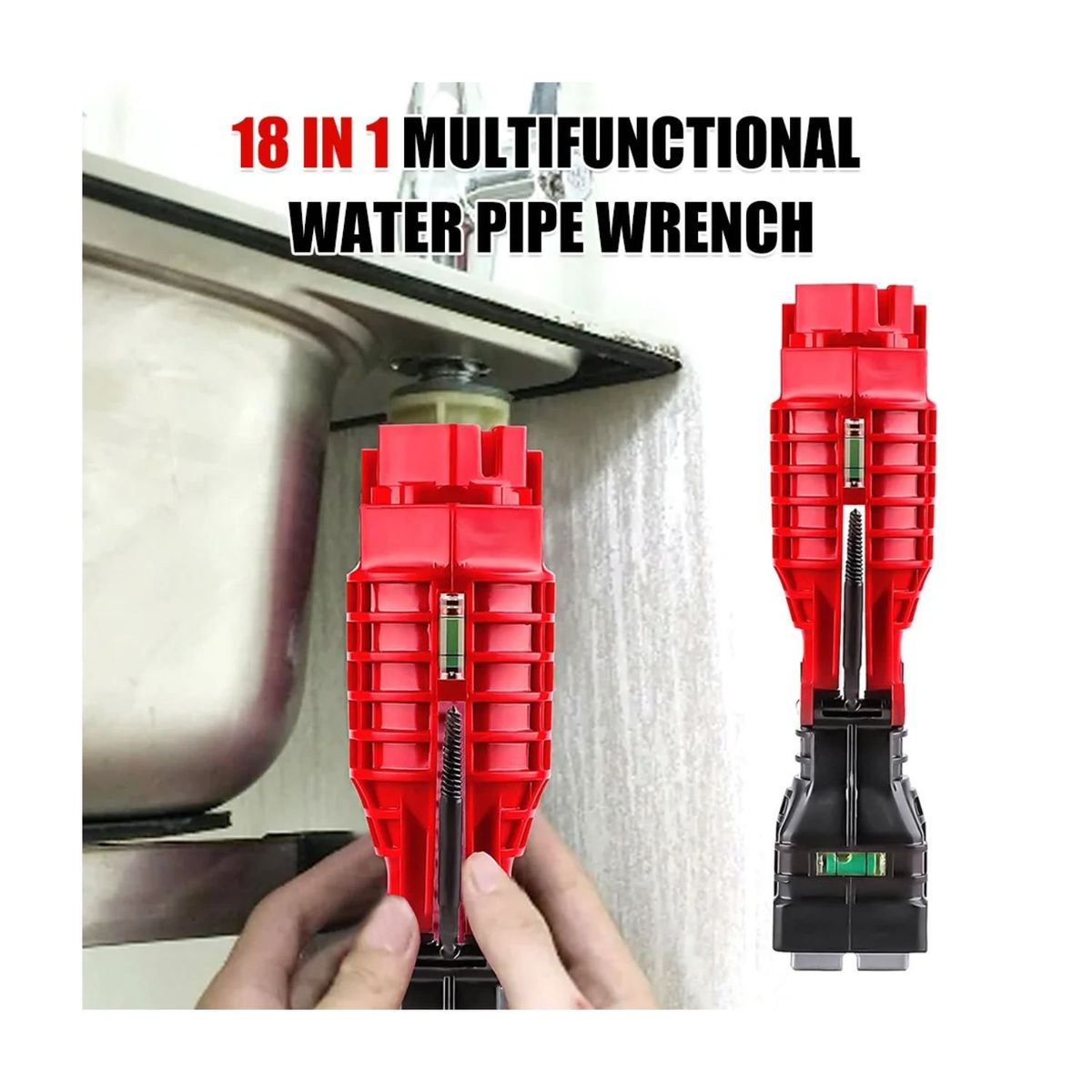 OEM - Llave Multifuncional Para Gasfitería - 18 EN 1