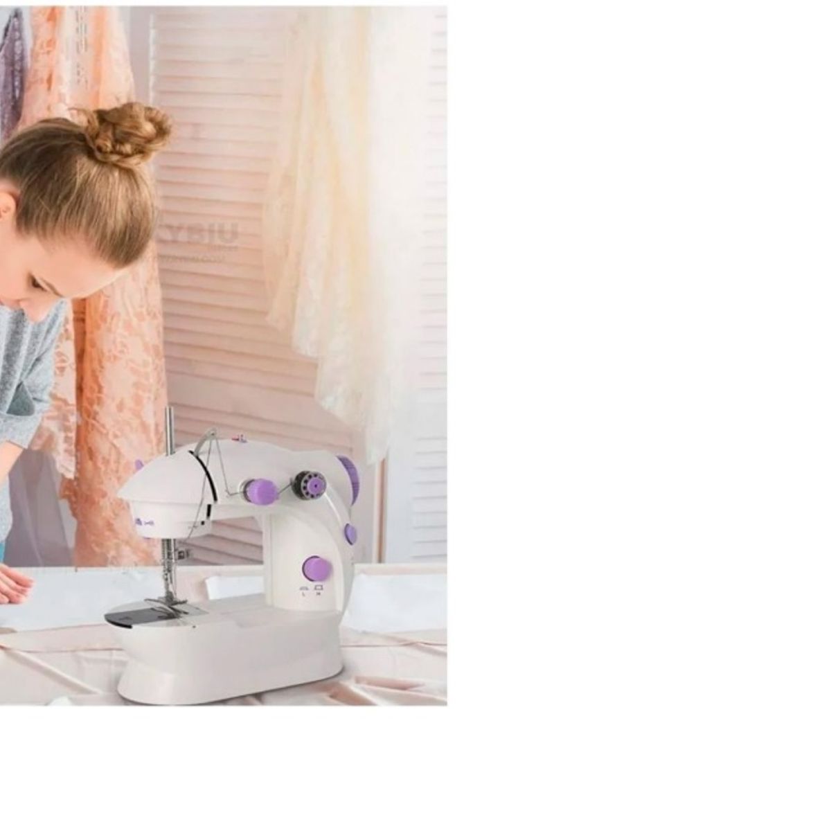 GENERICO - MINI MAQUINA DE COSER PORTATIL CON PEDAL