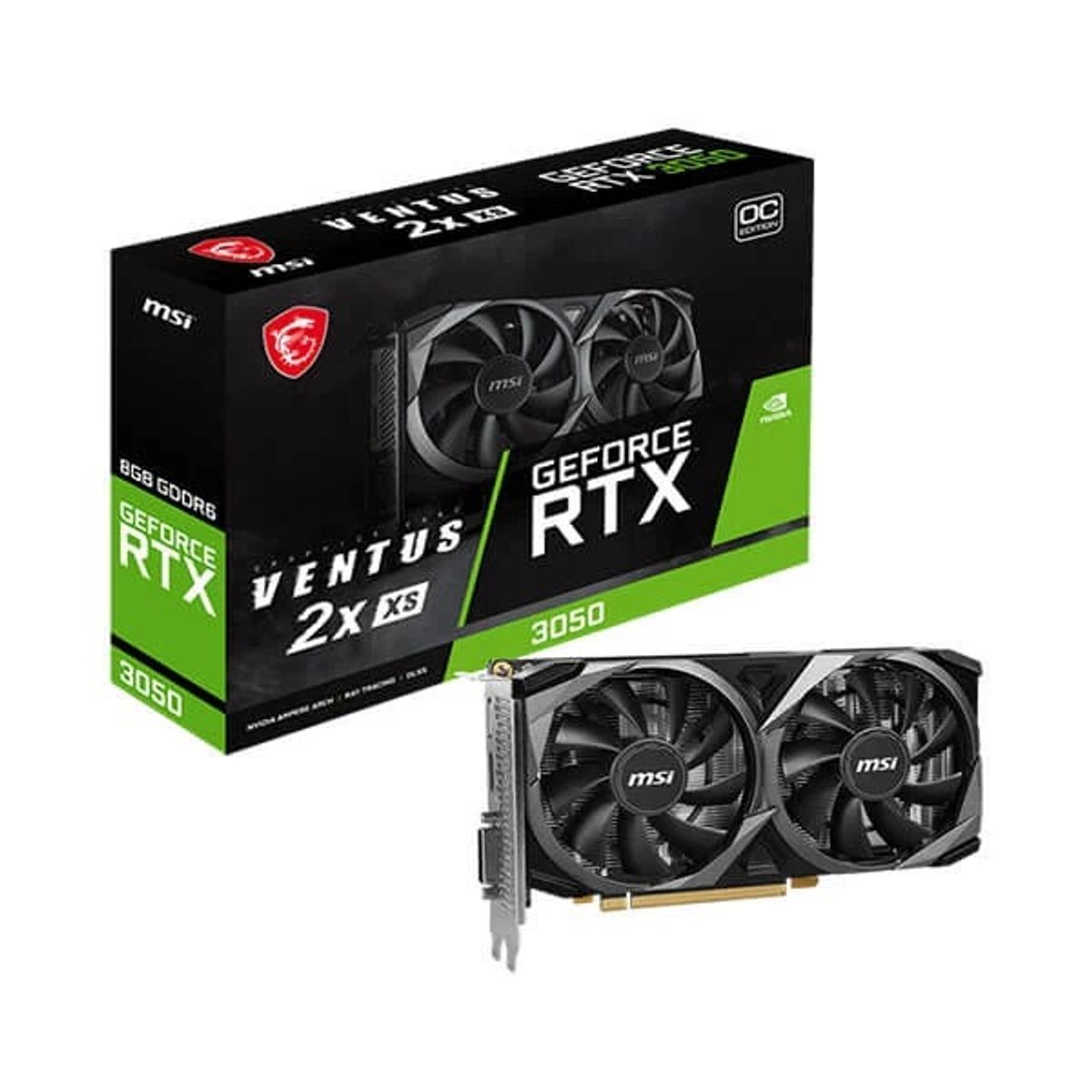MSI - Tarjeta de video MSI GeForce RTX 3060 VENTUS 2X 12G OC 12GB GDDR6