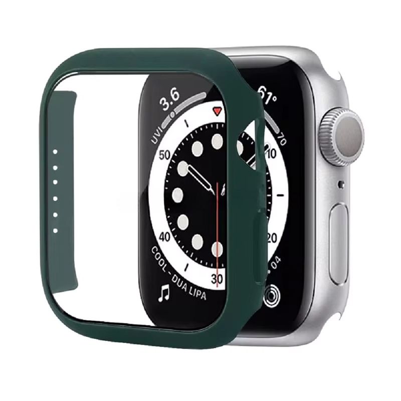 GENERICO - CASE BUMPER PARA WATCH DE 42MM VERDE OSCURO