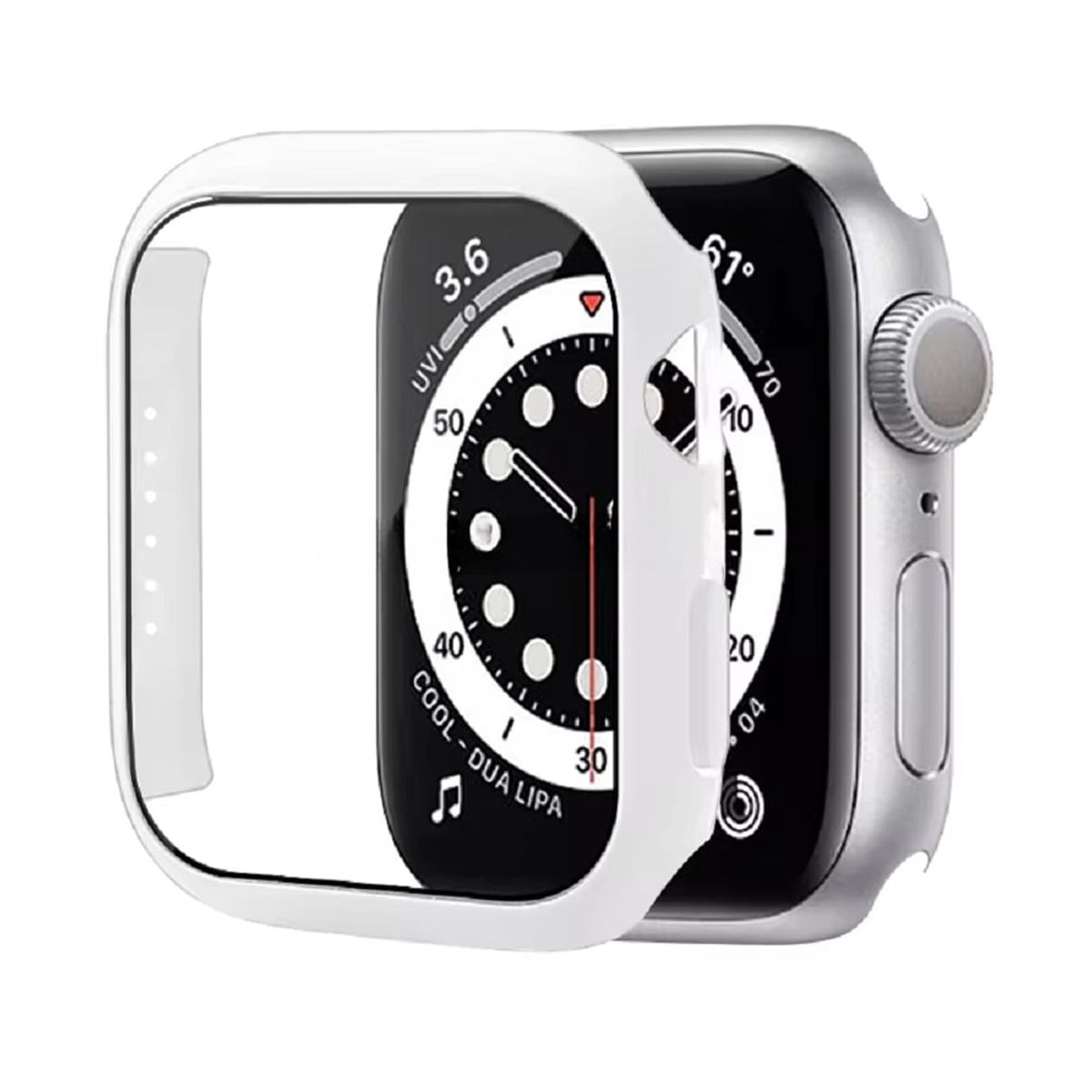 GENERICO - CASE BUMPER PARA WATCH DE 44MM BLANCO