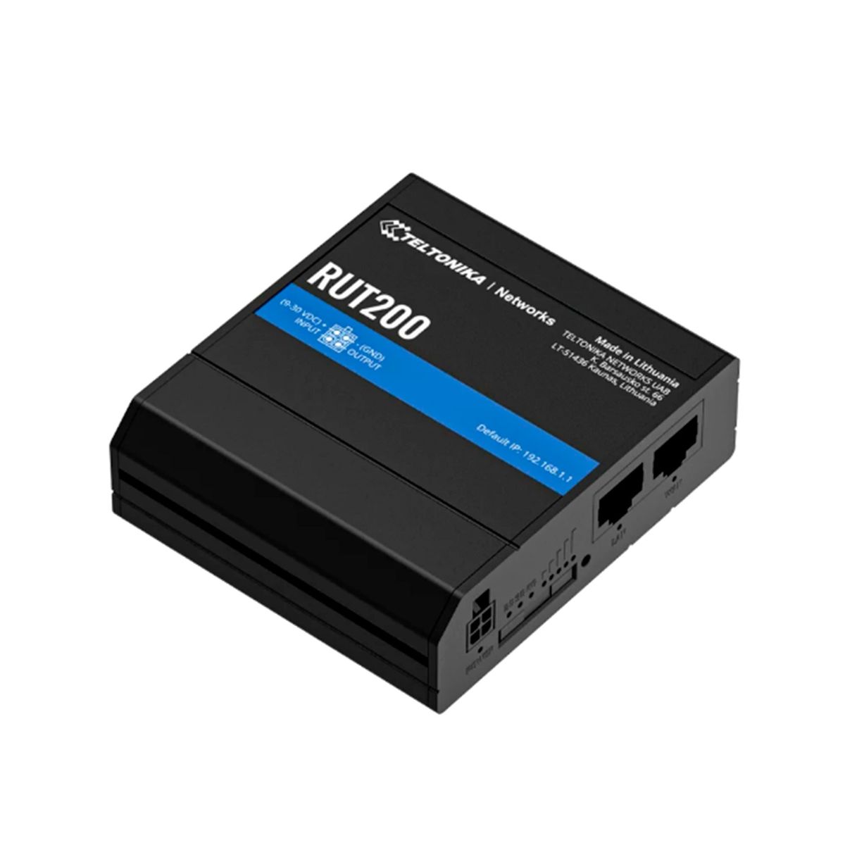TELTONIKA - ROUTER CELLULAR TELTONIKA RUT200 4G LTE RJ45 10/100 MBPS P/N: RUT200