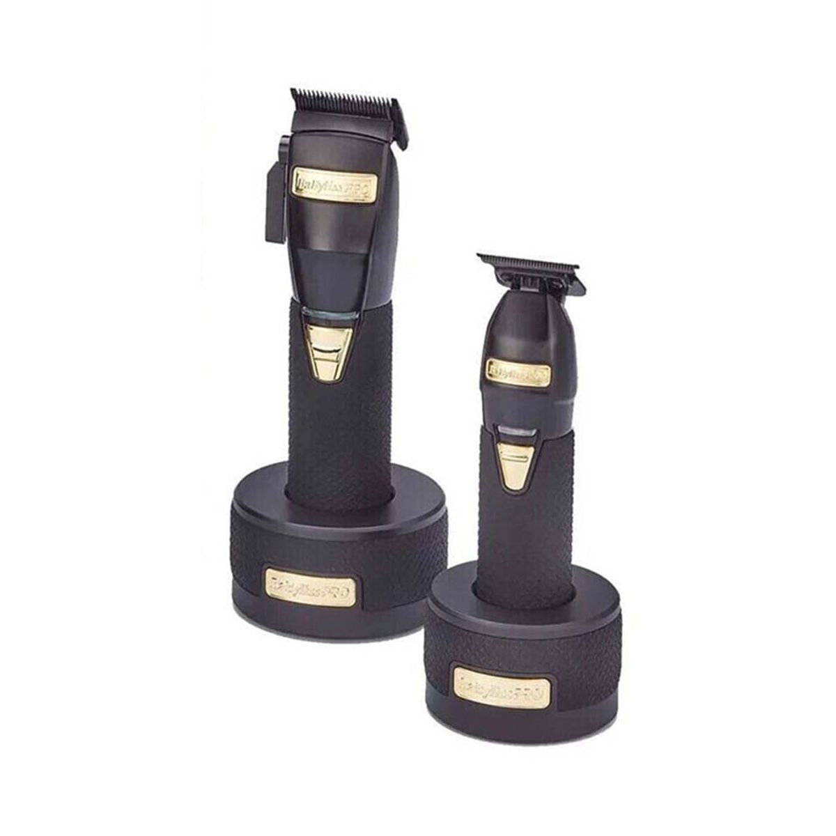 BARBEROLOGY - Pack BARBERology, Cortadora, Patillera y Bases de carga Boost+ Black