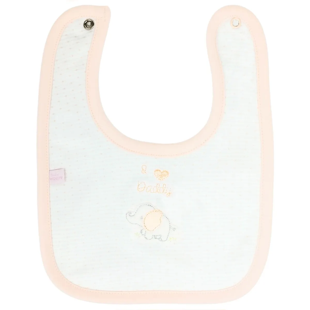 GENERICO - Babero algodon con Broche - W240605