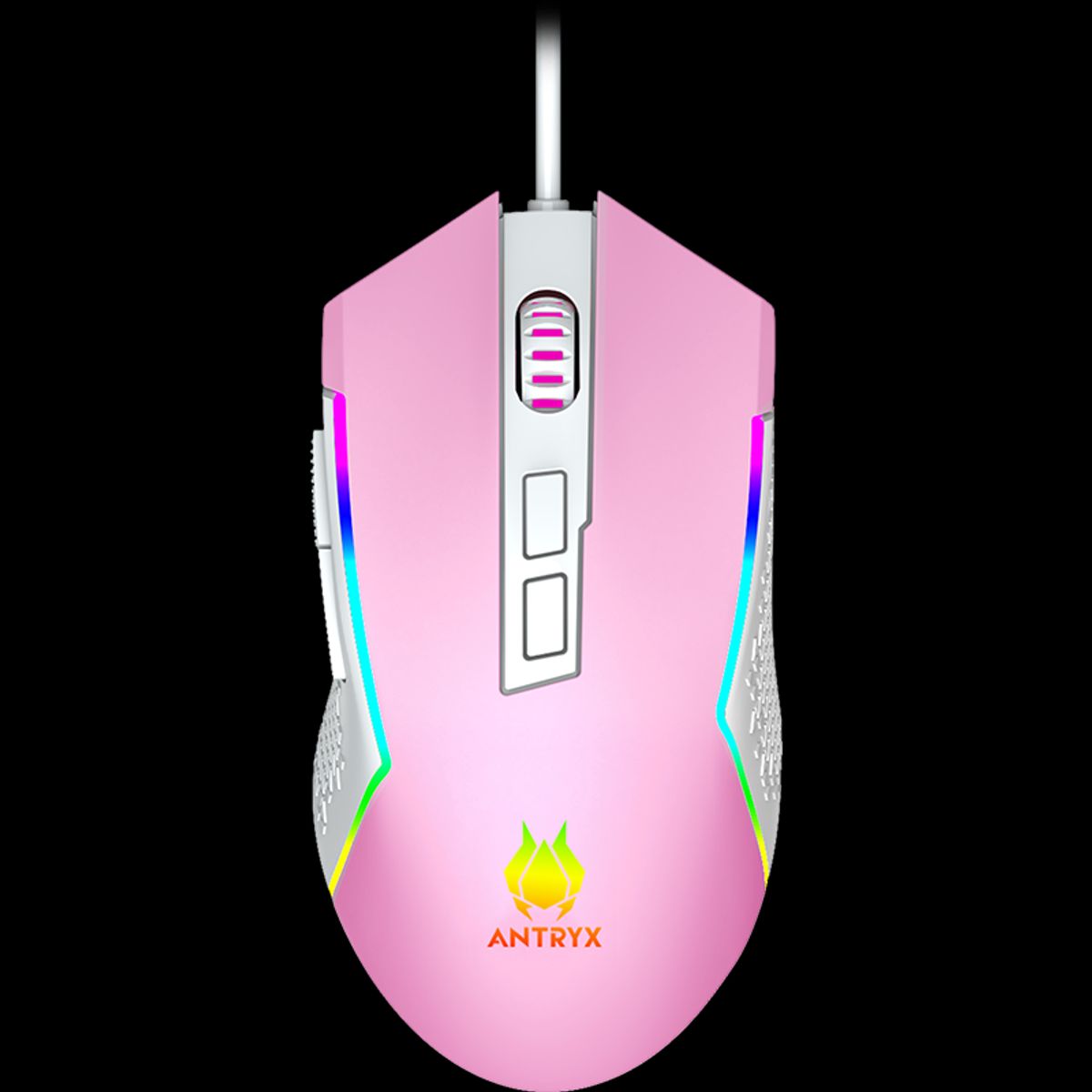 ANTRYX - KIT GAMING TECLADO MECANICO + MOUSE GC-5400 PINK BLUE SWITCH