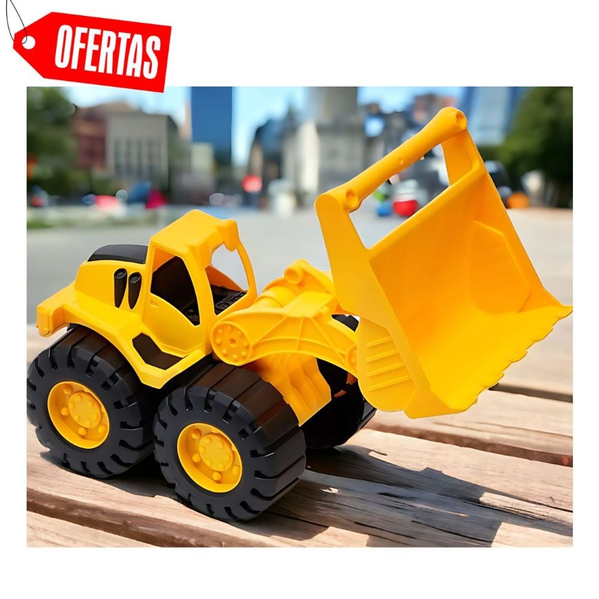 GENERICO - Juguete de Construccion Excavadora Color Amarillo