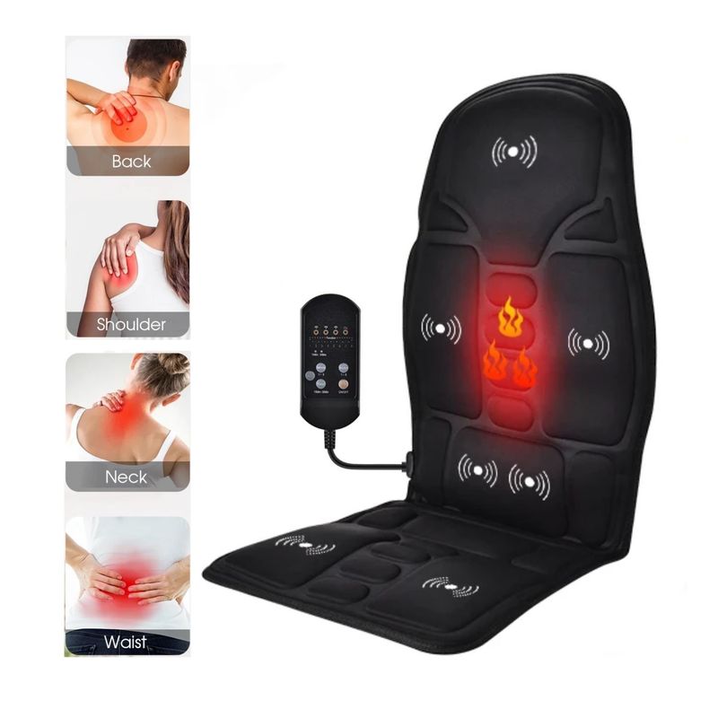 GENERICO - Asiento Masajeador Electrico  para Auto y Hogar