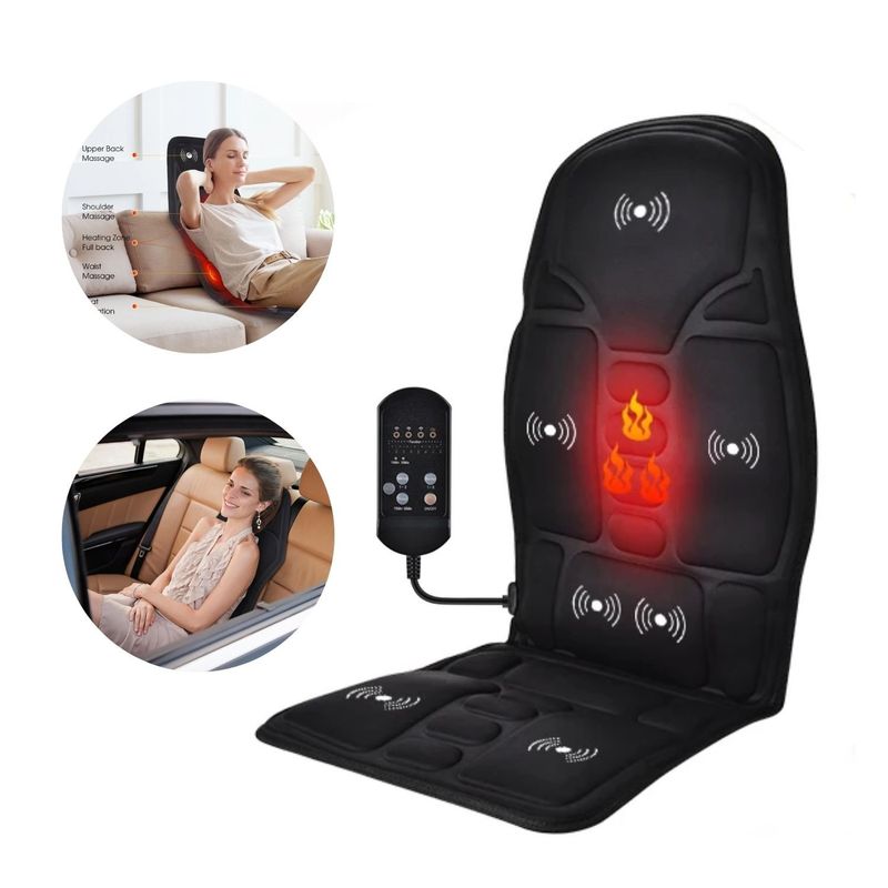 GENERICO - Asiento Masajeador Electrico  para Auto y Hogar