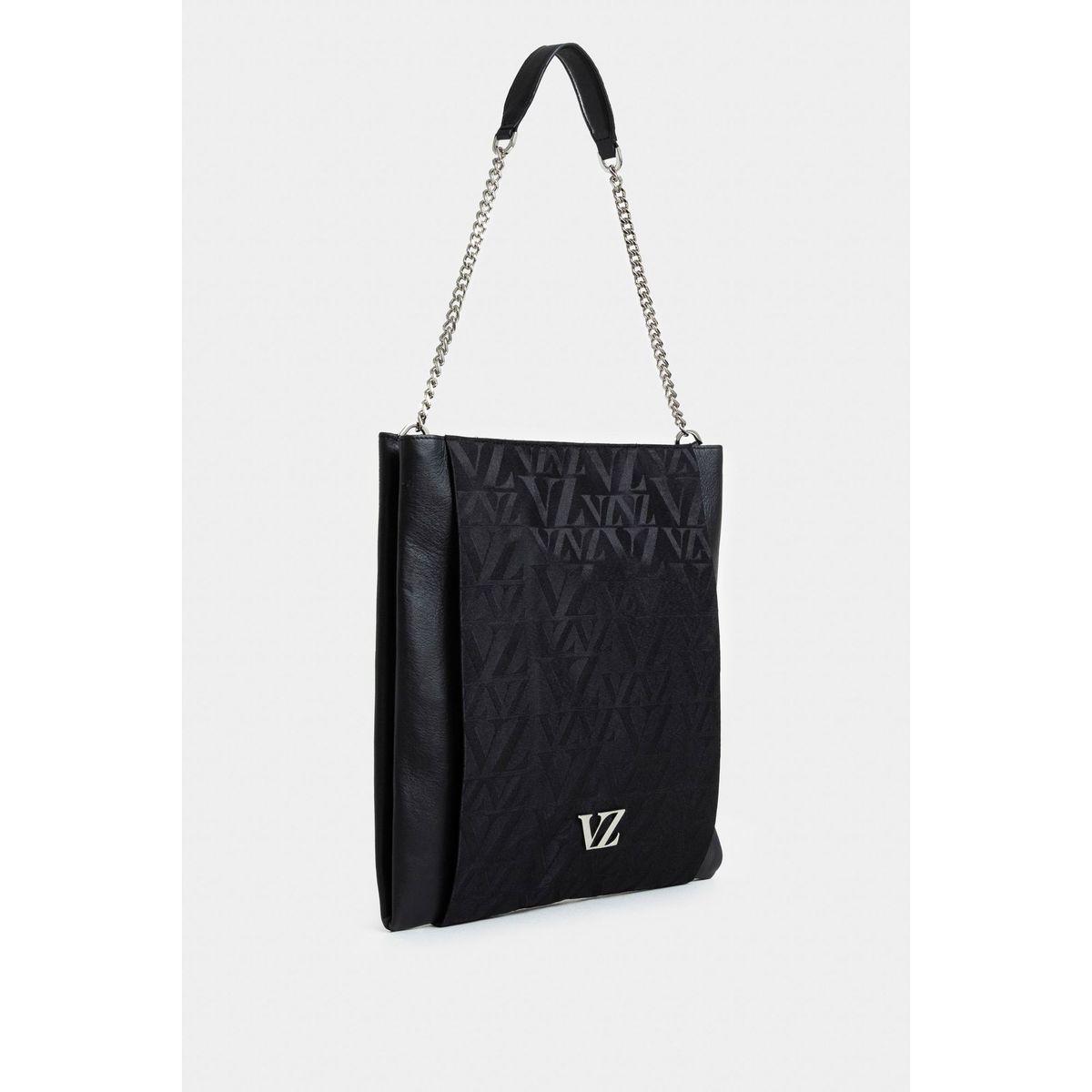 VELEZ - Vélez Shopping Glyceria Cuero y Lona Mujer Monogram Negro