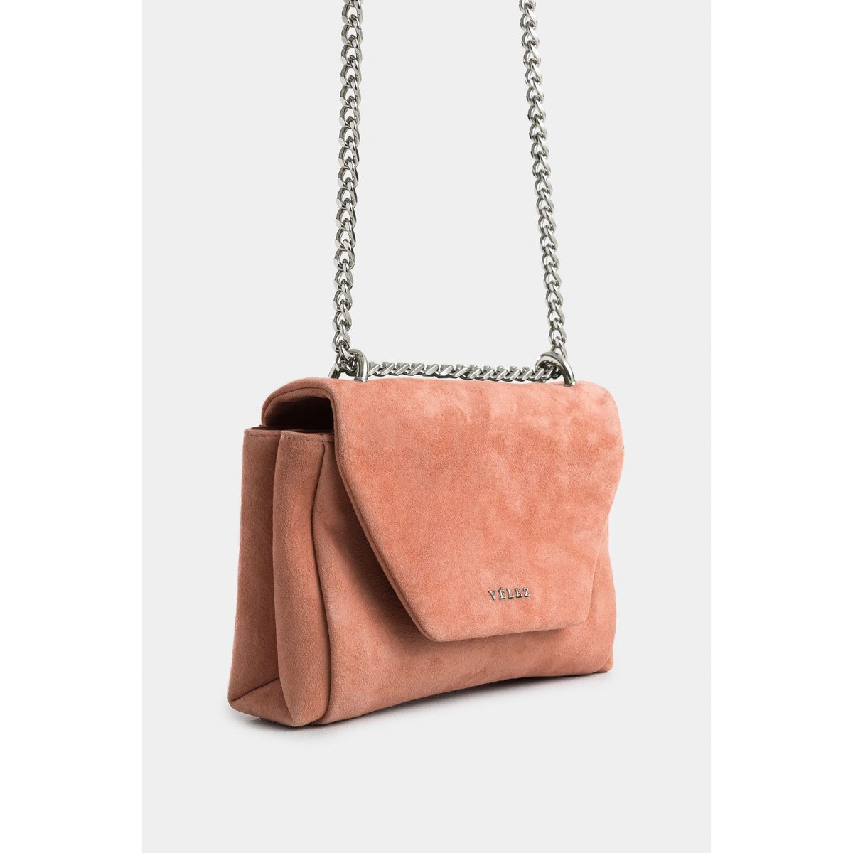 VELEZ - Vélez Cartera Bowling Lili 2.0 De Cuero Gamuza Mujer Rosado