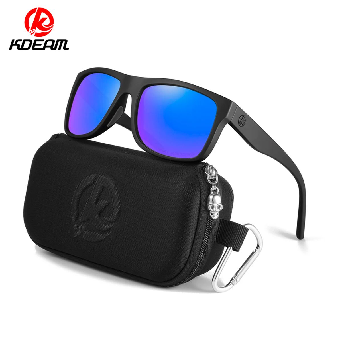 GENERICO - Lentes de sol Polarizados uv400 Negro + Estuche