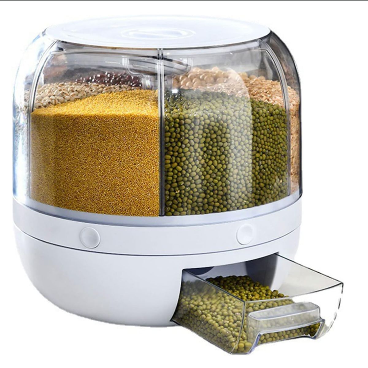 GENERICO - Organizador de Menestras Giratorio 6 divisiones