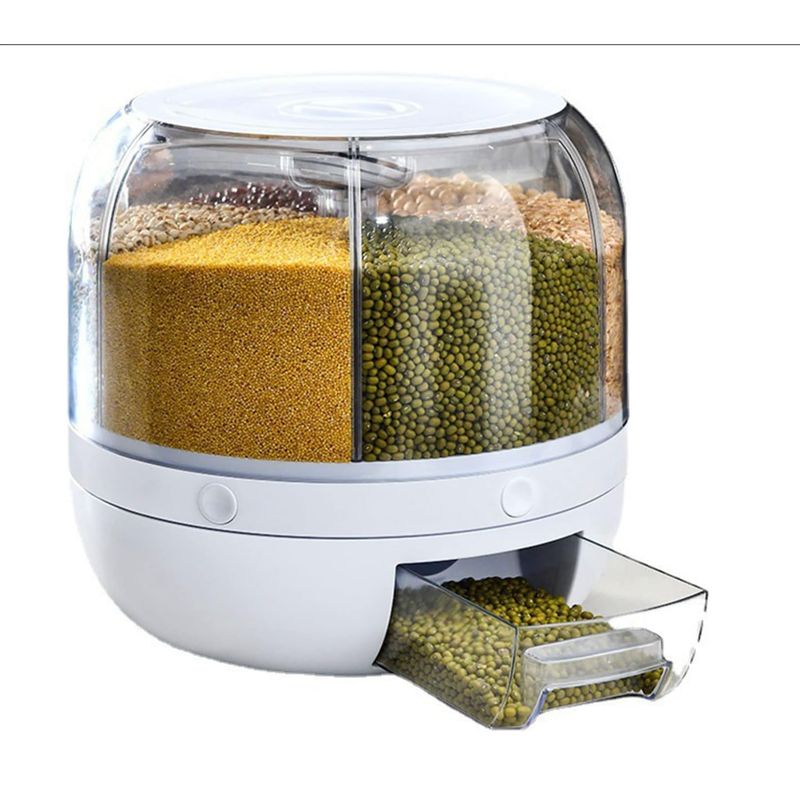 GENERICO - Organizador de Menestras Giratorio 6 divisiones