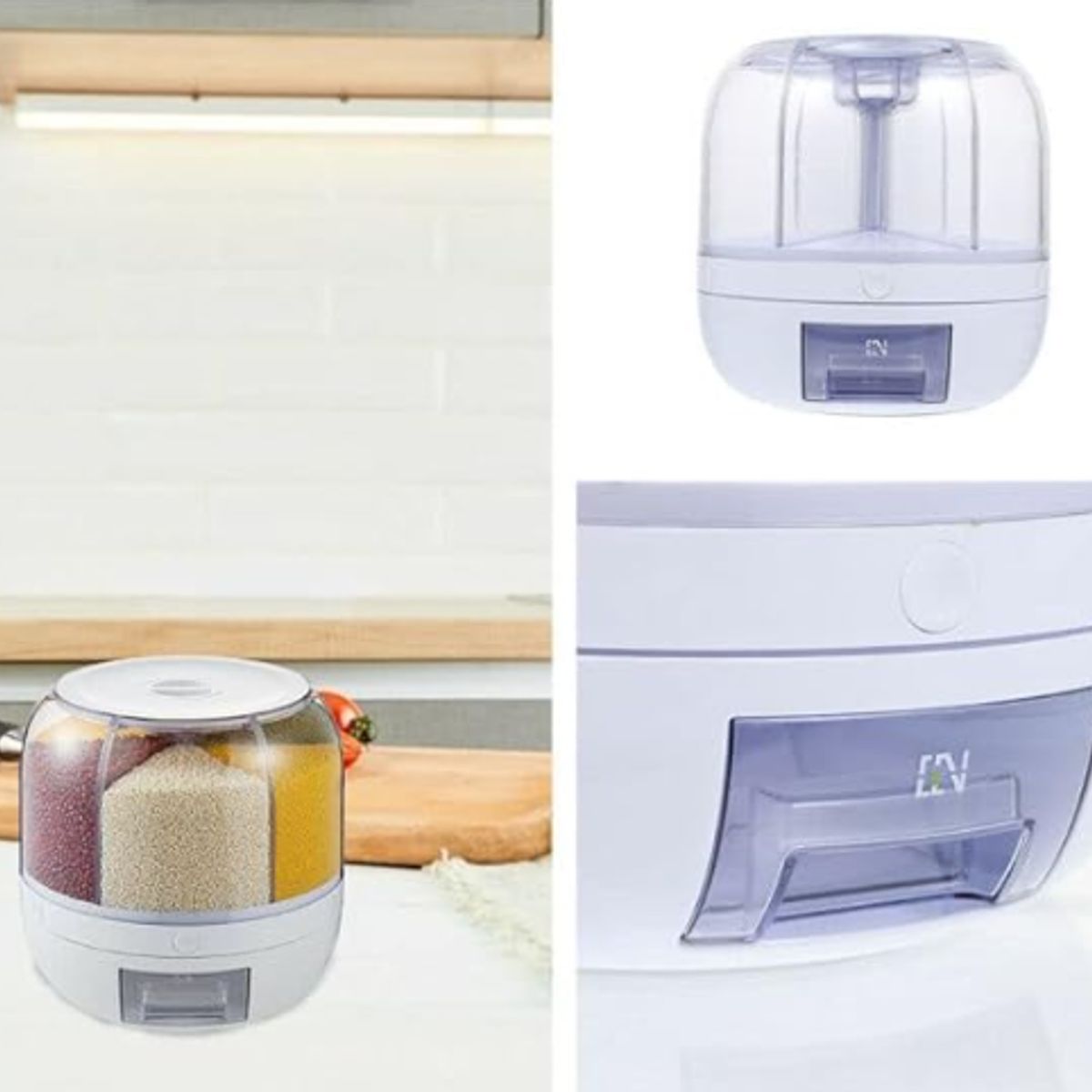 GENERICO - Organizador de Menestras Giratorio 6 divisiones