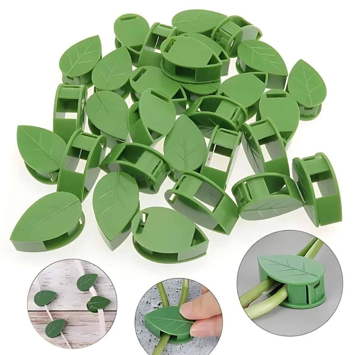 GENERICO - 10 Ganchos  Clips Adhesivo para pared para tu planta