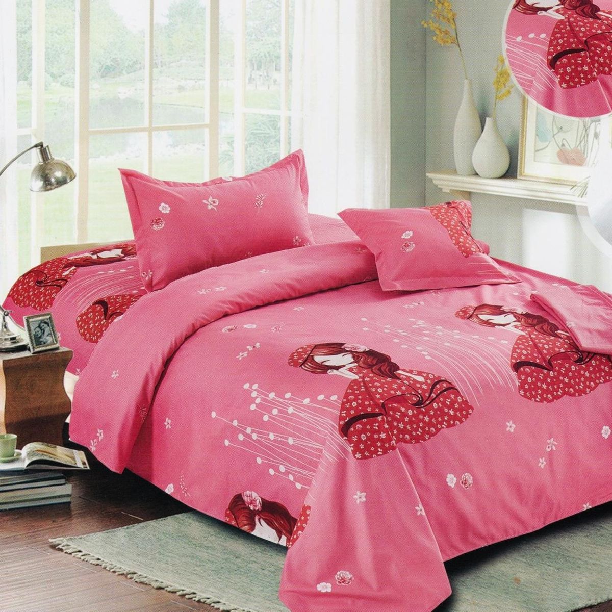 MINGDA - Set Edredón Kids 2 Pz + Sabanas + Fundas 5 piezas 100% Garantizado