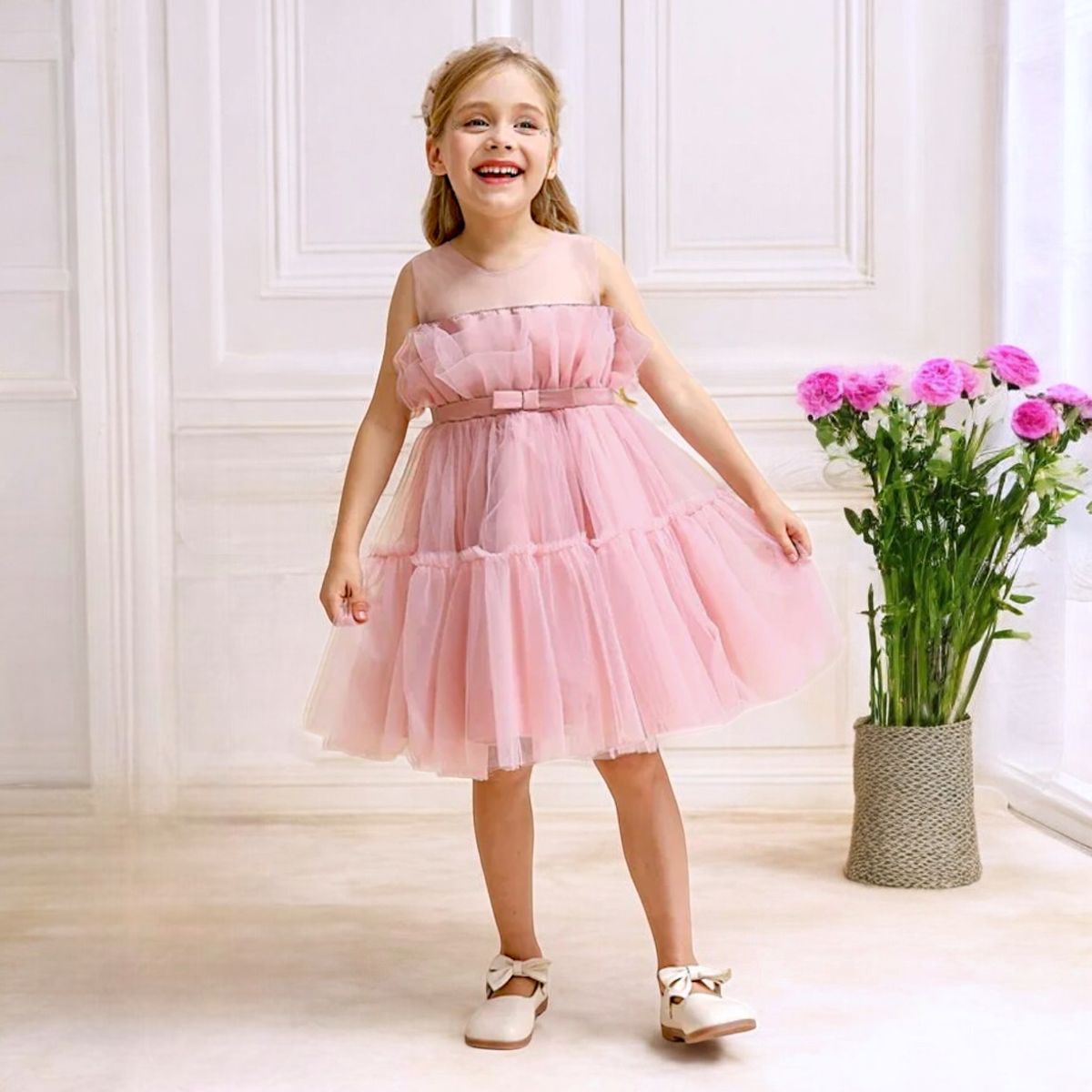 GENERICO - VESTIDO PARA NIÑA DE FIESTA