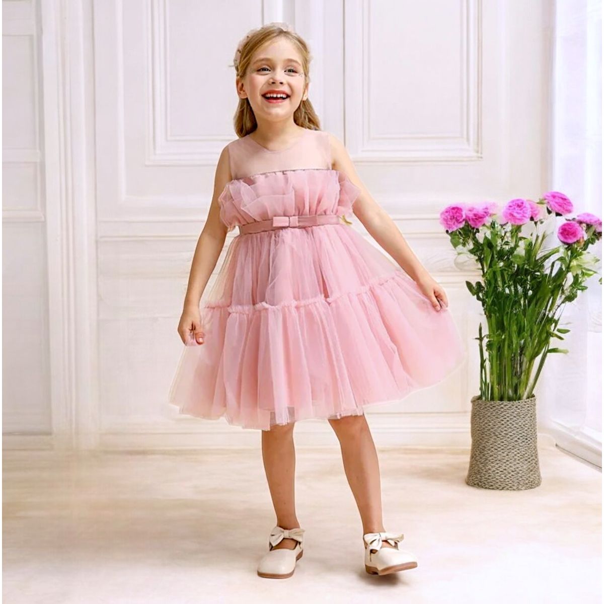 GENERICO - VESTIDO PARA NIÑA DE FIESTA