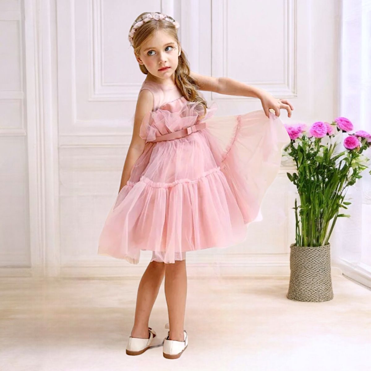 GENERICO - VESTIDO PARA NIÑA DE FIESTA