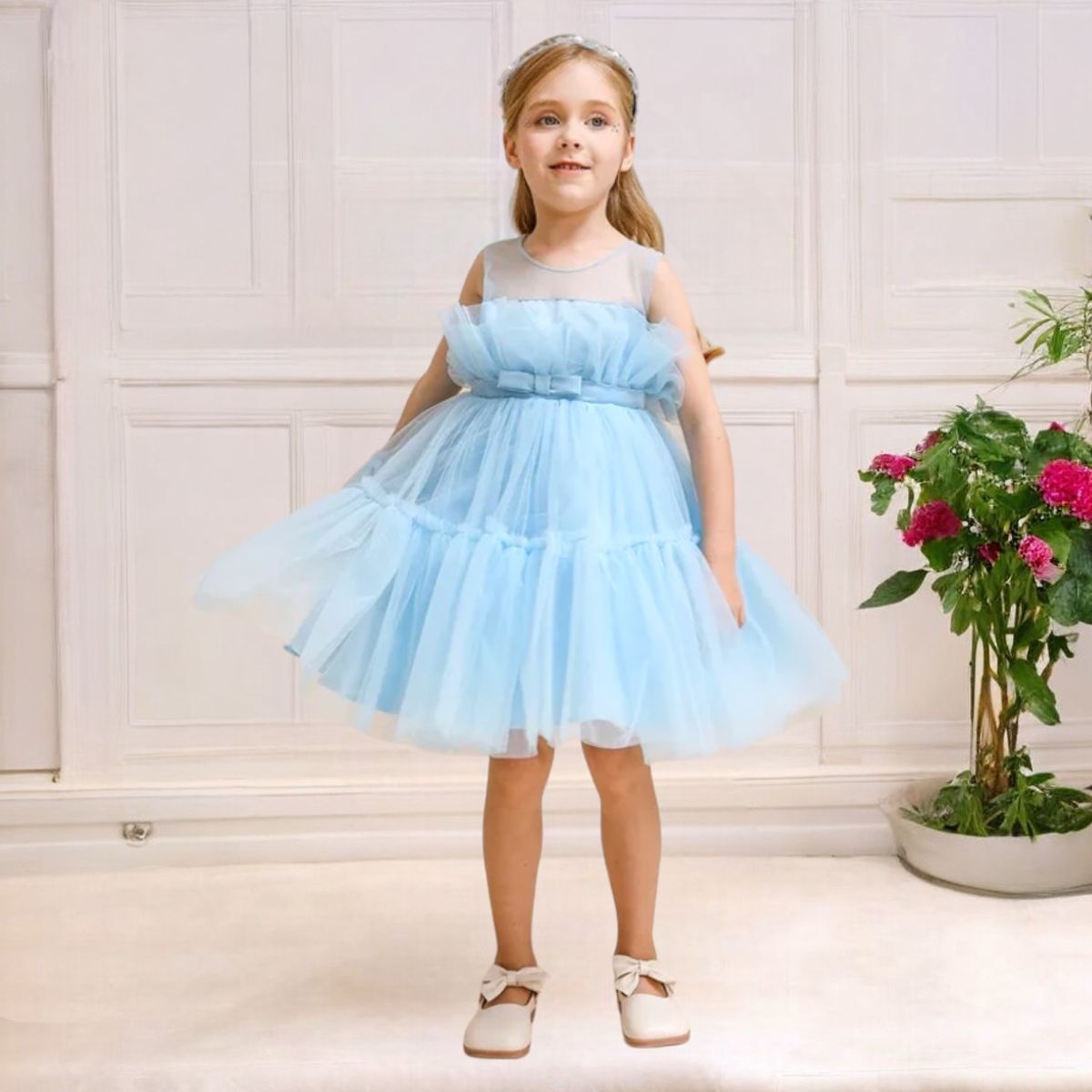 GENERICO - VESTIDO PARA NIÑA -  IDEAL PARA FIESTA