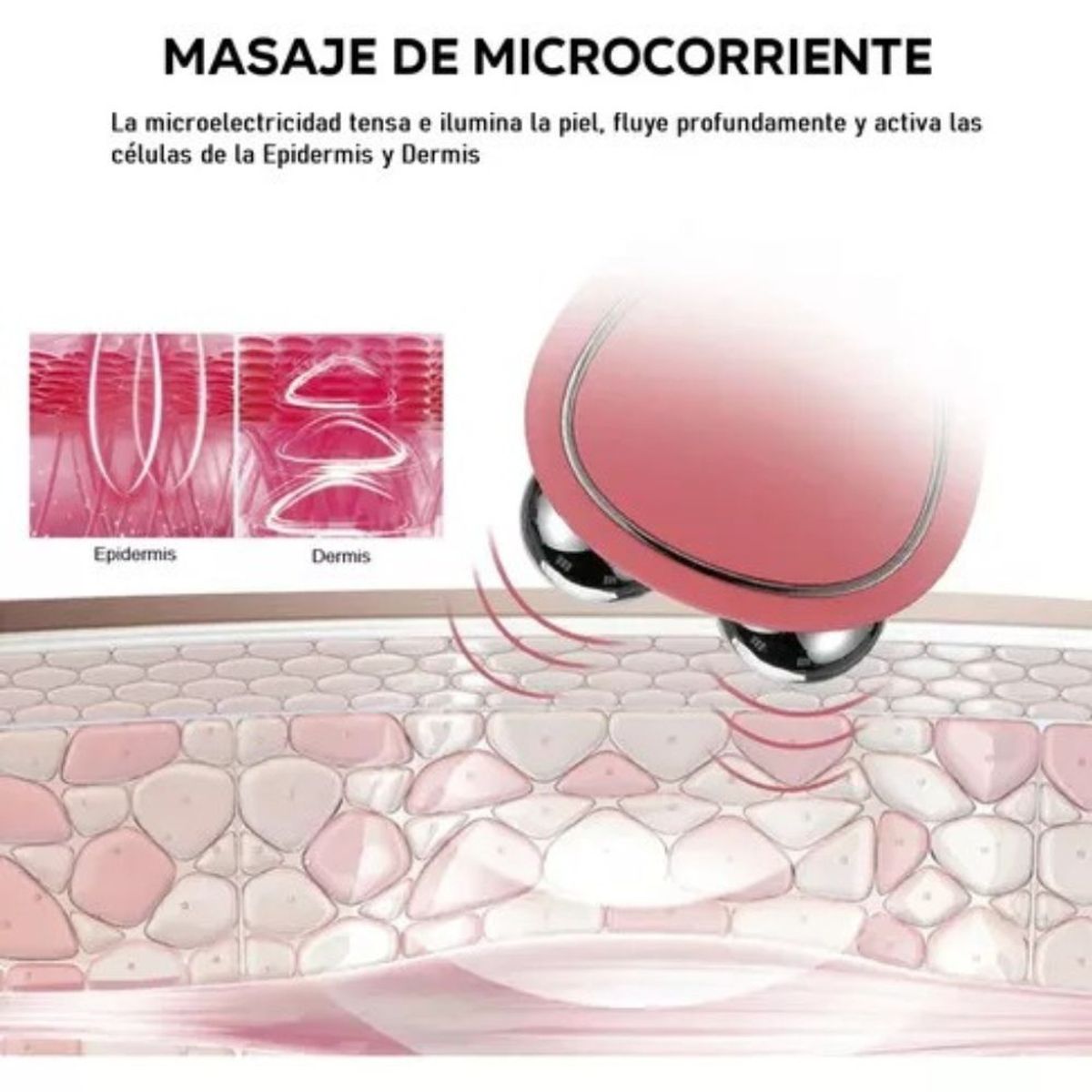 GENERICO - Masajeador Facial  Microcorriente Portátil Y Recargable