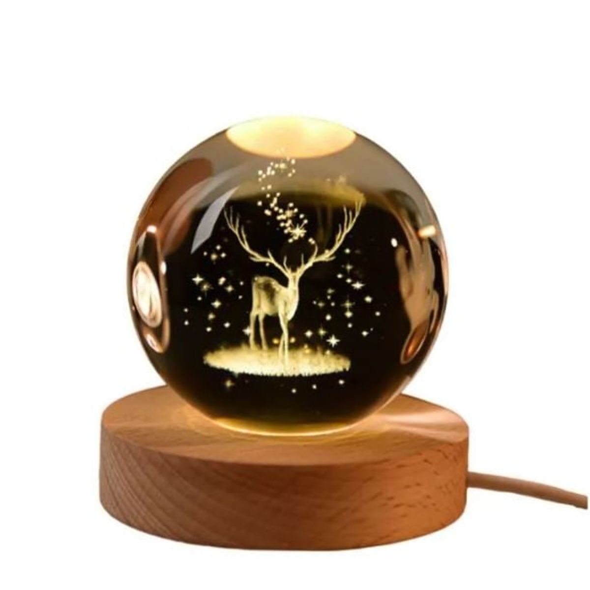 GENERICO - LAMPARA DECORATIVA CRISTAL - RENO NAVIDEÑO