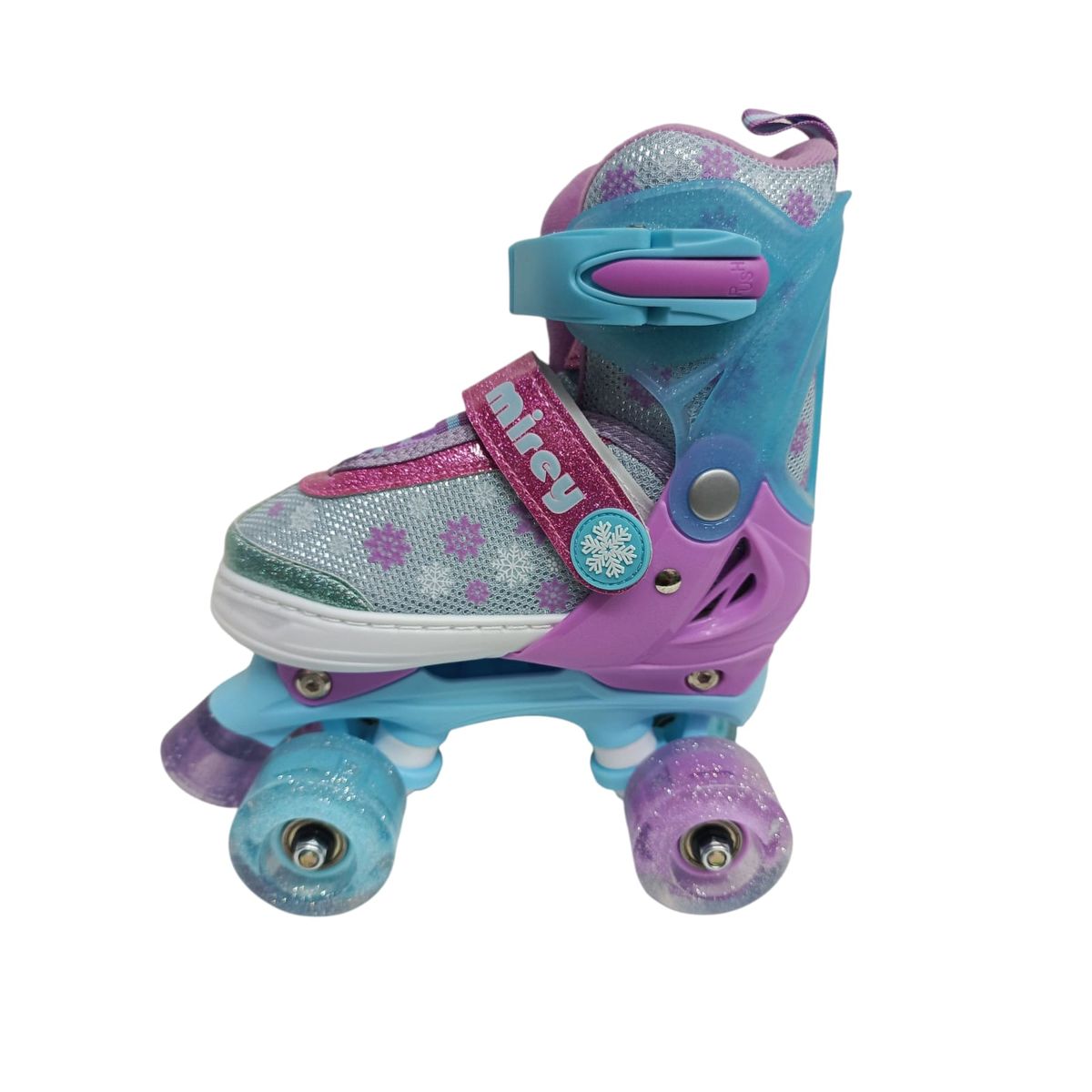 GENERICO - PATIN 4 RUEDAS MIREY TURQUESA TALLA S