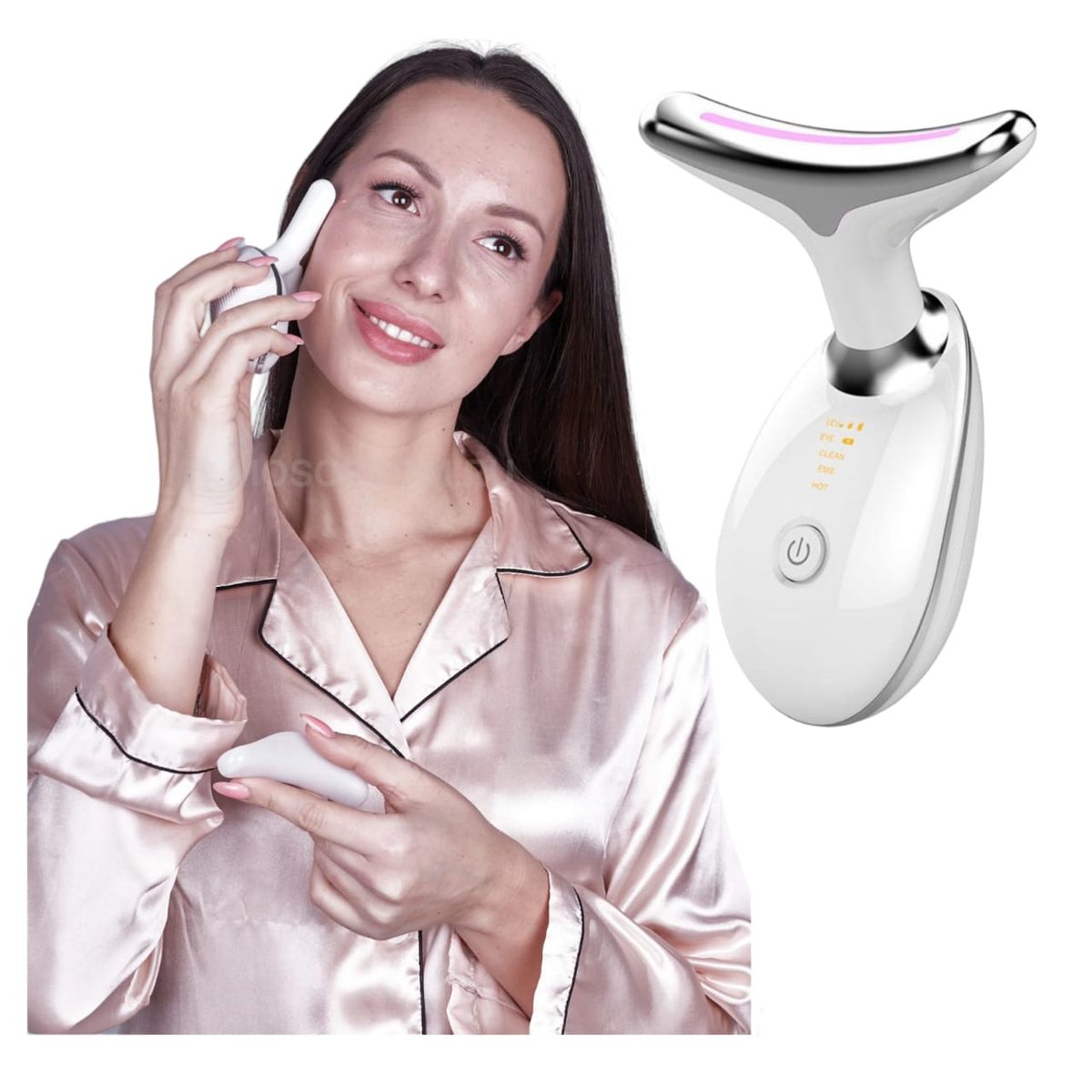 GENERICO - Masajeador  RF Led reductor de Arrugas y Papada