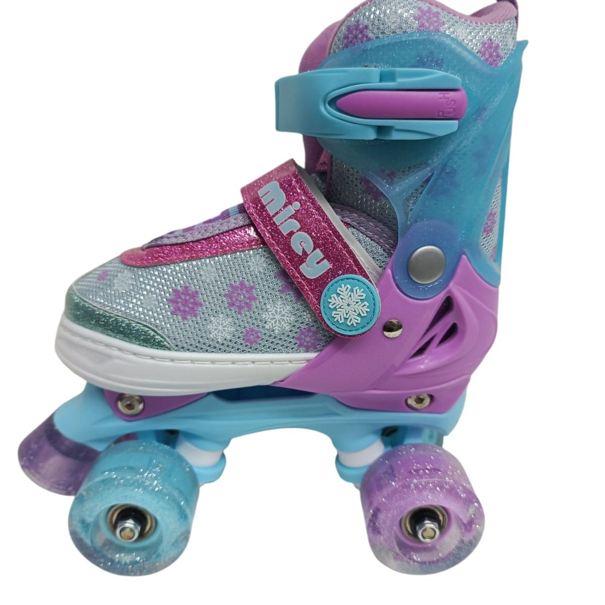 GENERICO - PATIN 4 RUEDAS MIREY TURQUESA TALLA M 35 -38