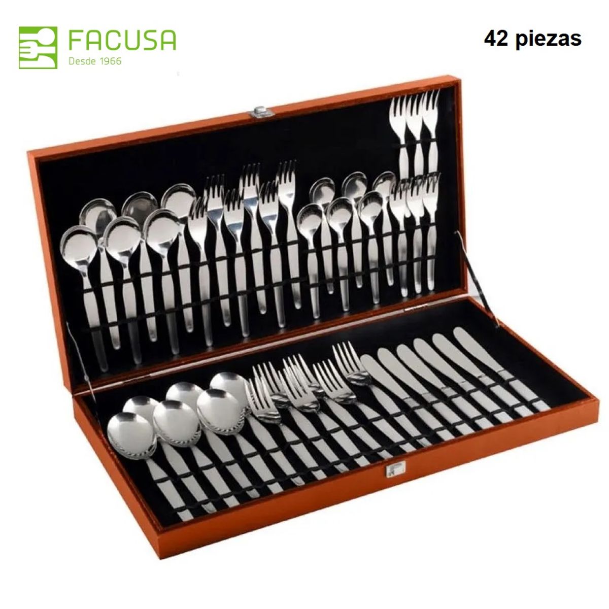 FACUSA - Set de Cubiertos Facusa de 42 piezas
