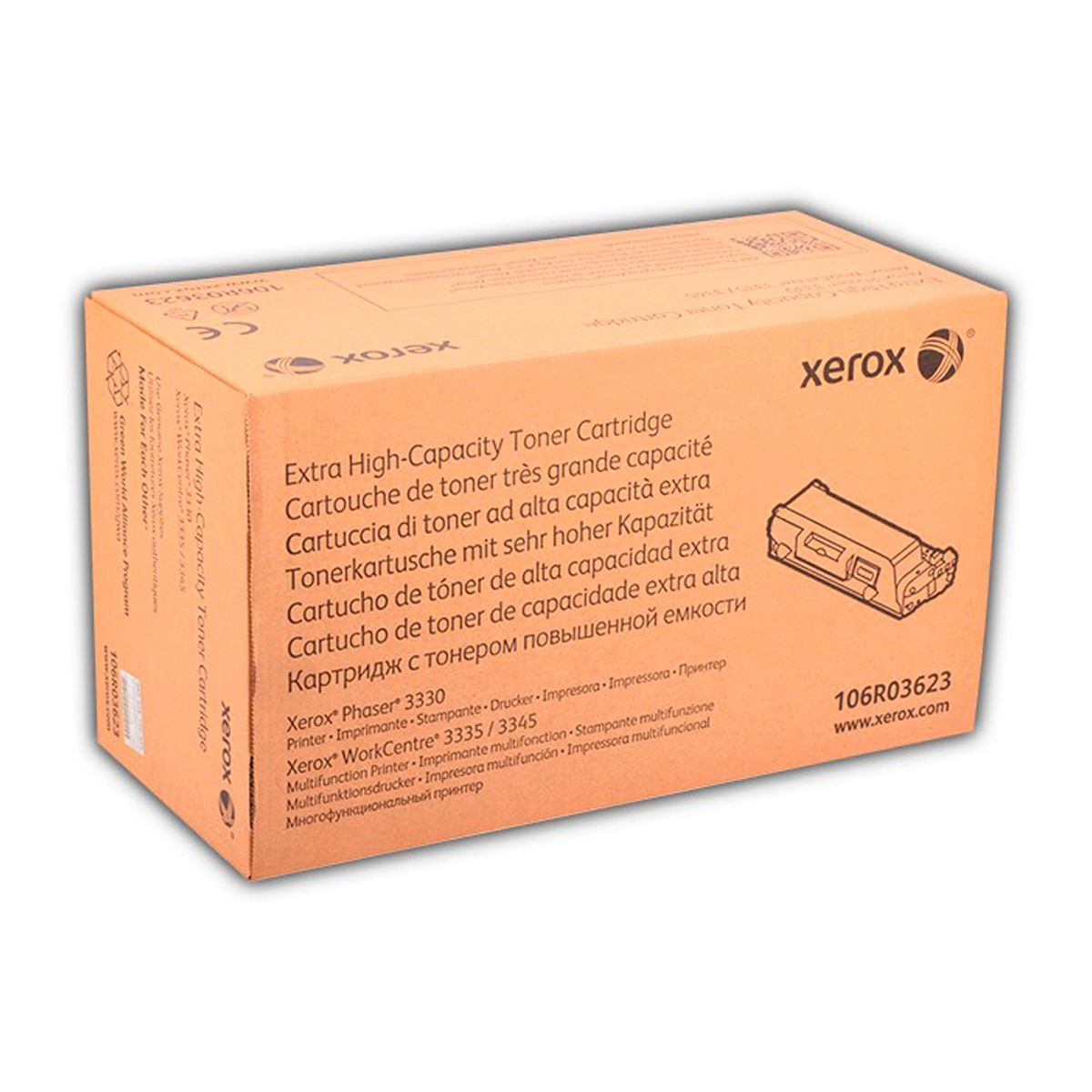 XEROX - TONER XEROX PHASER 3330/WC 3335/3345 BLACK EXTRA-HIGH CAPACITY (15K)