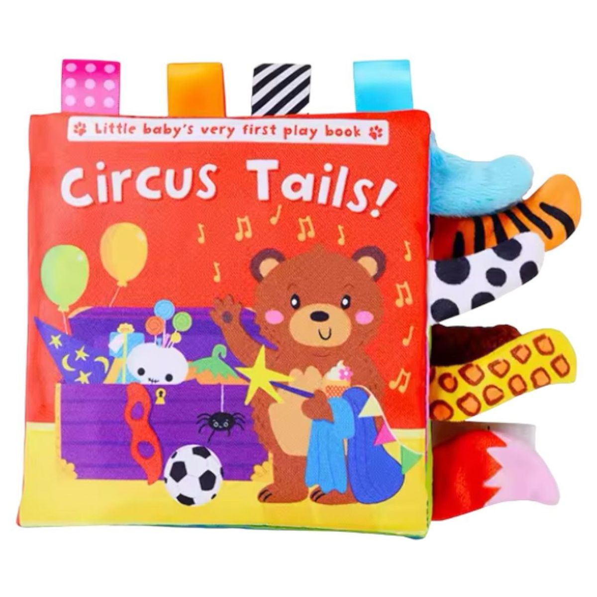 GENERICO - Libro sensorial de tela Animales del Circo