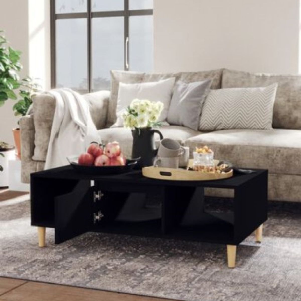 73 EXPERIENCE - Mesa Mesa de Centro Yiwo Color Negro 73 Experience