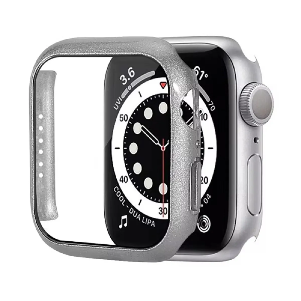 GENERICO - CASE BUMPER PARA APPLE WATCH 42MM SERIE 3 PLATEADO