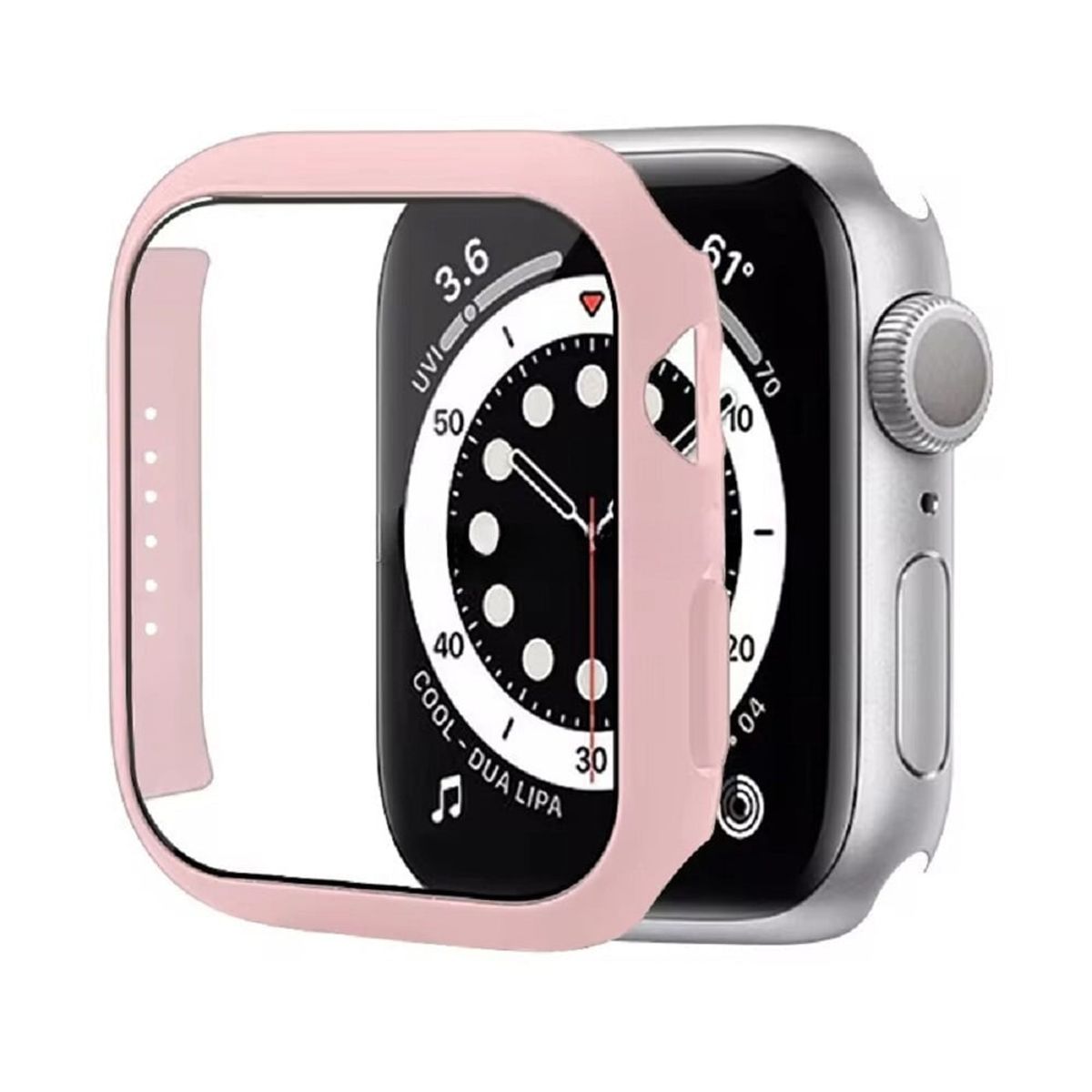 GENERICO - CASE BUMPER PARA APPLE WATCH 44MM SERIE 4 PALO ROSA