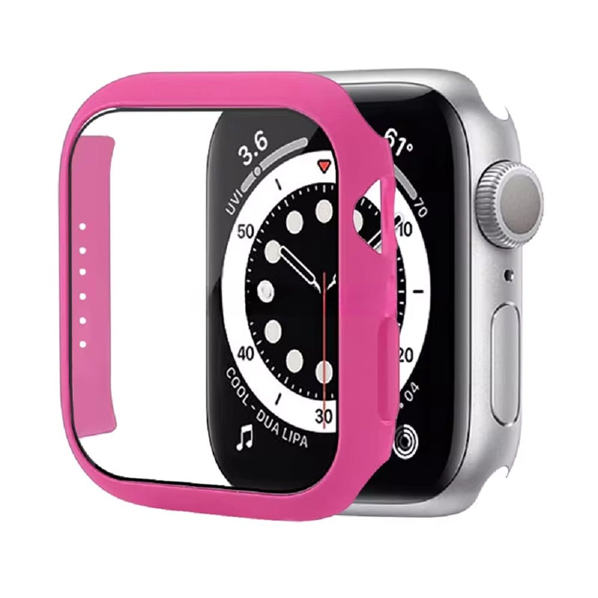 GENERICO - CASE BUMPER PARA APPLE WATCH 40MM SERIE 6 FUCSIA