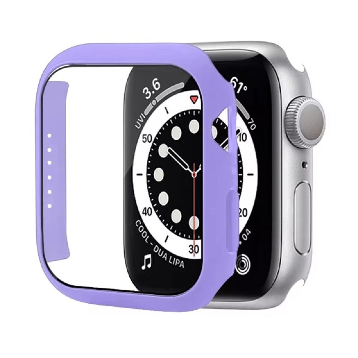 GENERICO - CASE BUMPER PARA APPLE WATCH 45MM SERIE 8 LILA