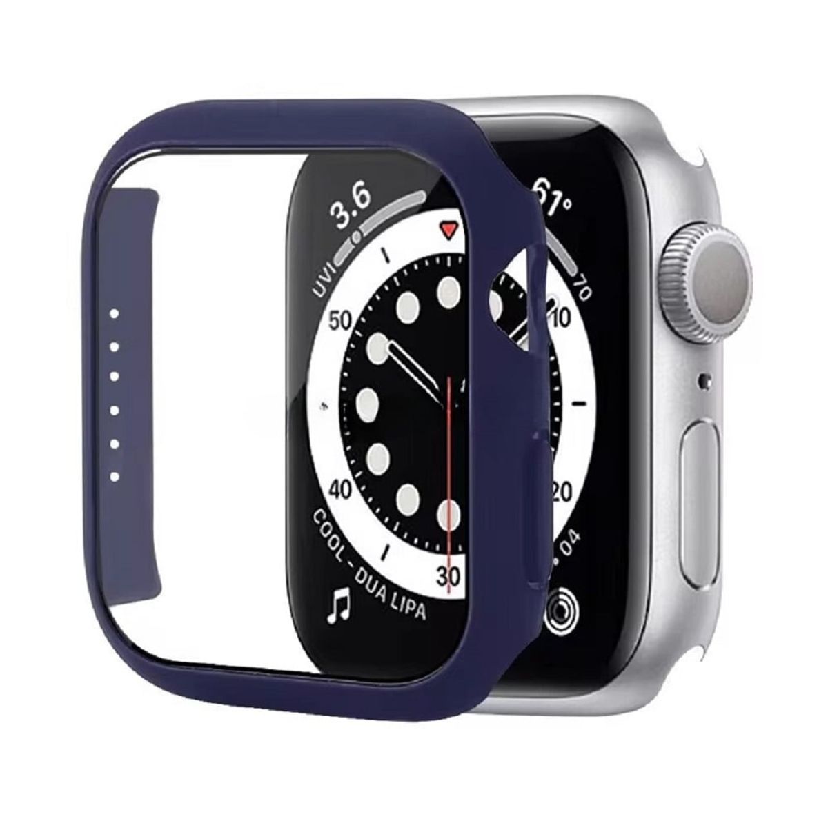 GENERICO - CASE BUMPER PARA APPLE WATCH 40MM SE AZUL MARINO