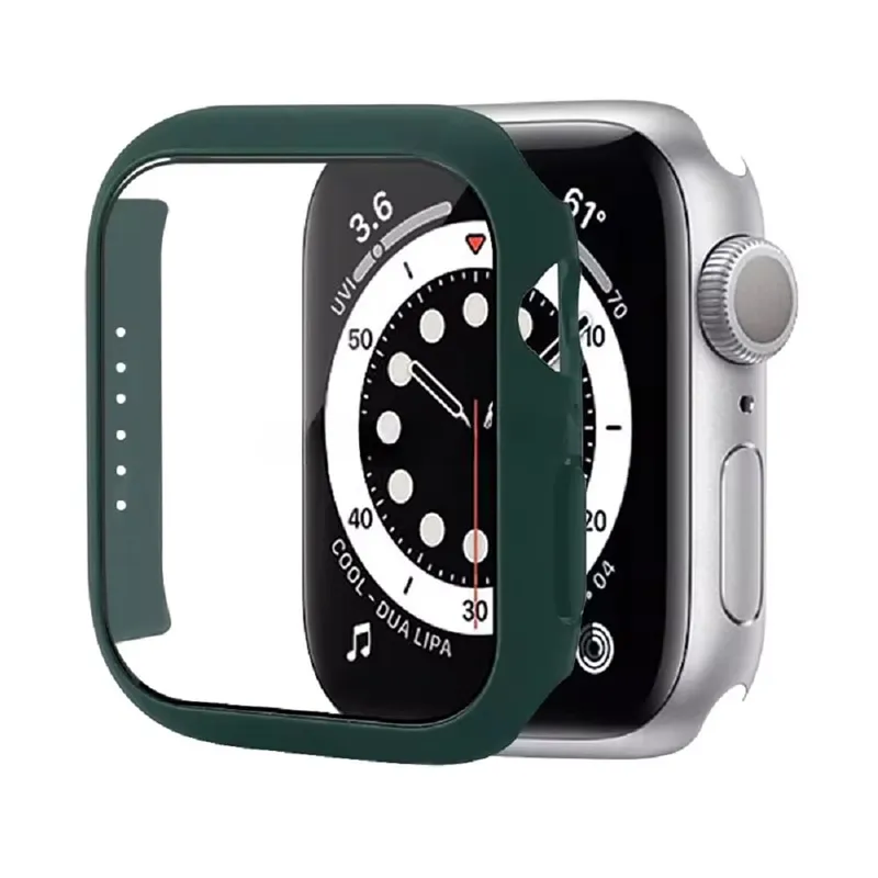 GENERICO - CASE BUMPER PARA APPLE WATCH 44MM SE VERDE OSCURO
