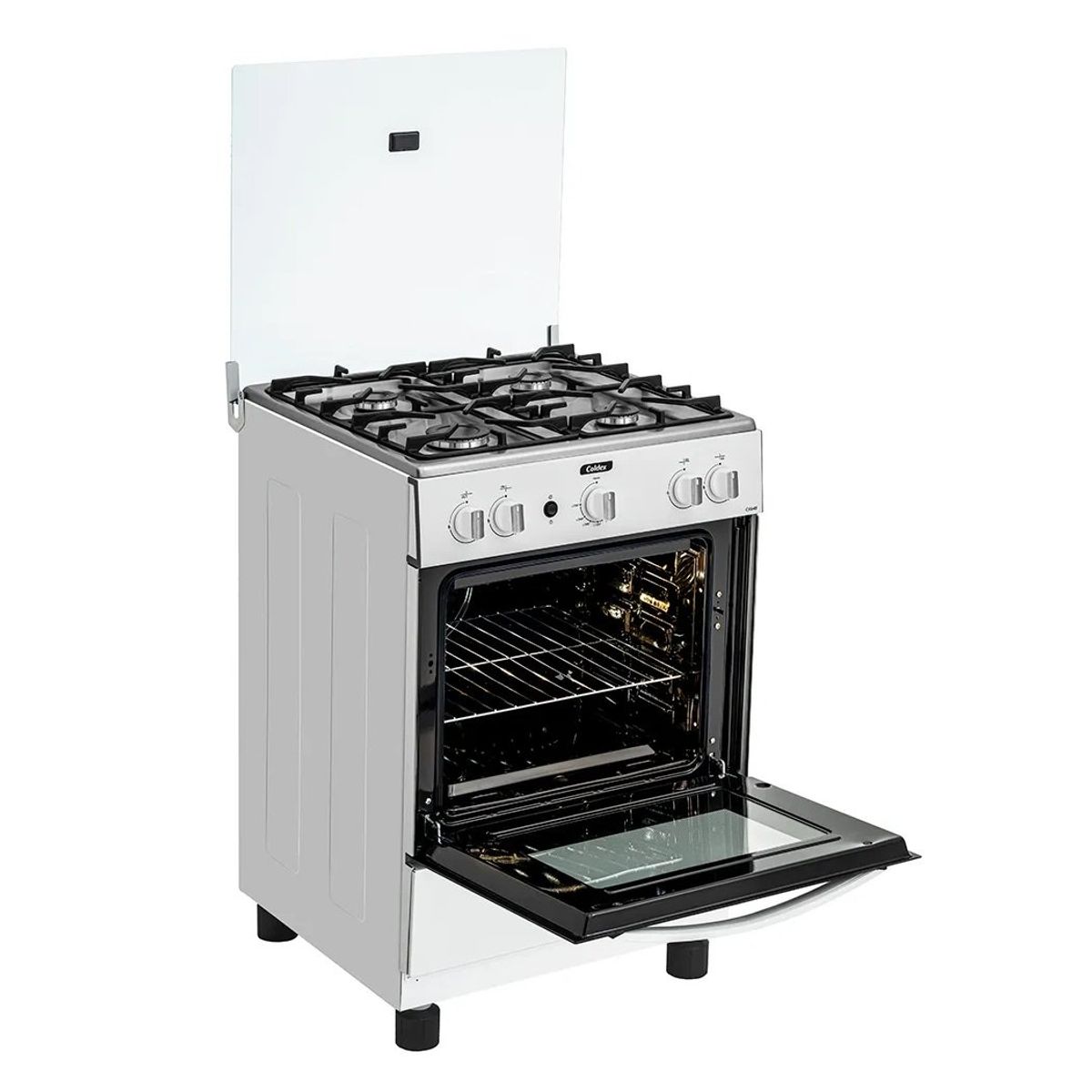 COLDEX - Cocina Coldex CX640 a Gas de Pie 24" 4 Quemadores Blanco