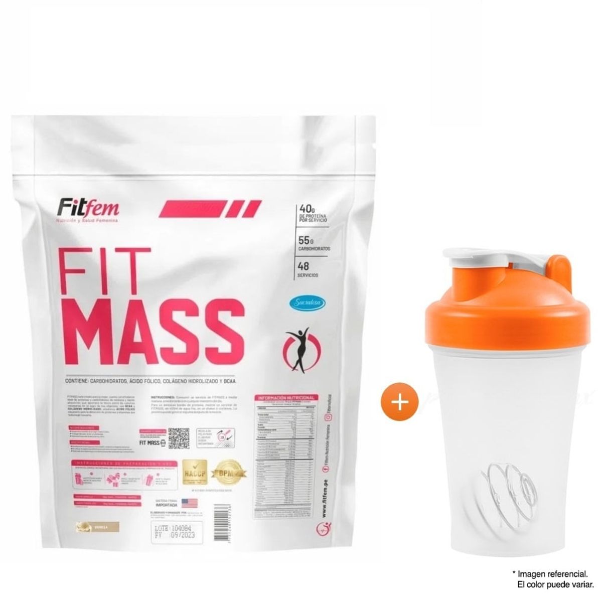 FITFEM - Fit Mass 5Kg Suero de Leche Fitfem Chocolate